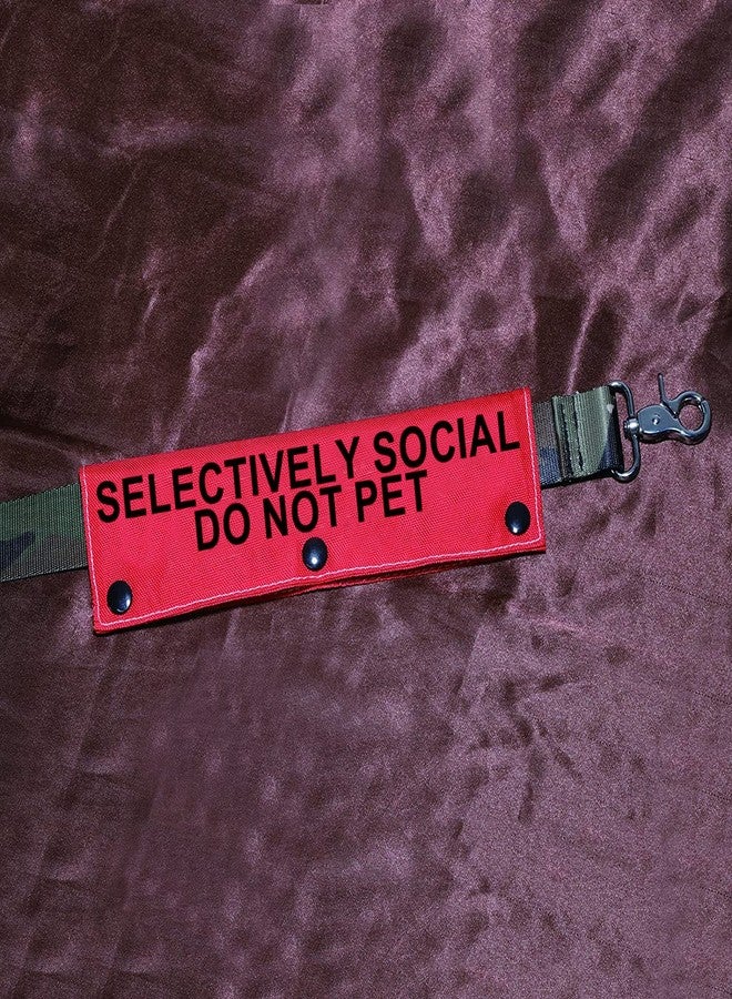 BLUPARK Funny Dog Leash Sleeve Selectively Social Do Not Pet Dog Leash Wrap Sleeve Pet Birthday Gift (Selectively Social-Sleeve) - Image 3